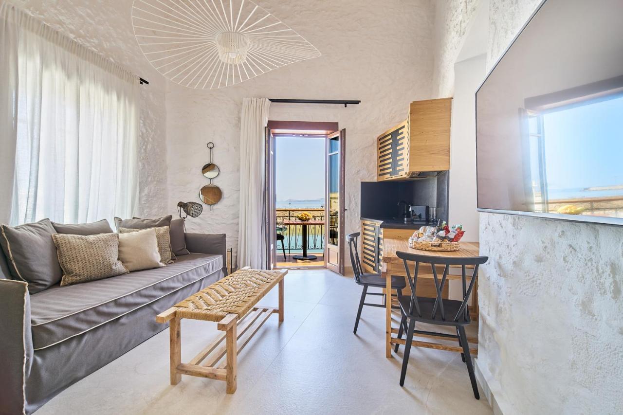 Vista Del Porto Luxury Suites Rethymno Exterior foto