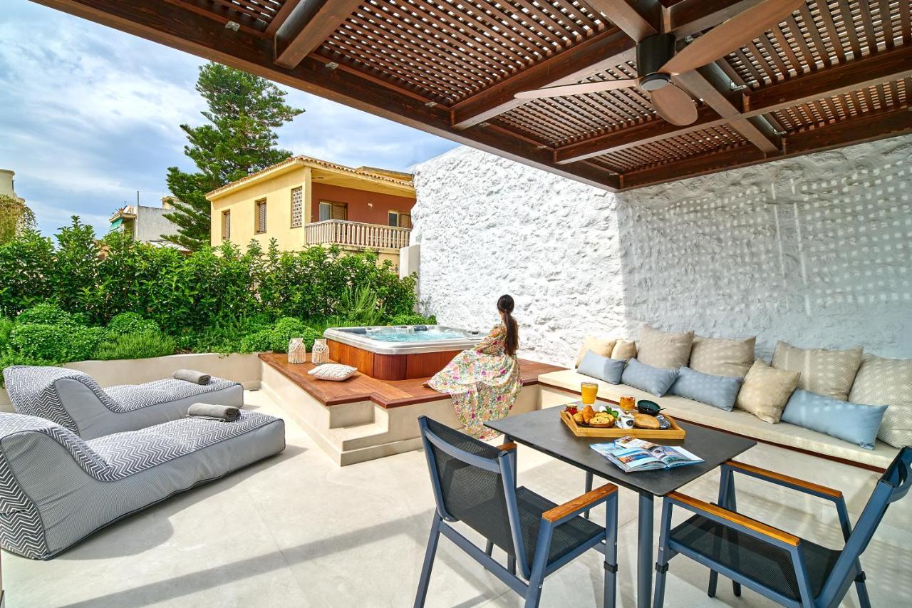 Vista Del Porto Luxury Suites Rethymno Exterior foto